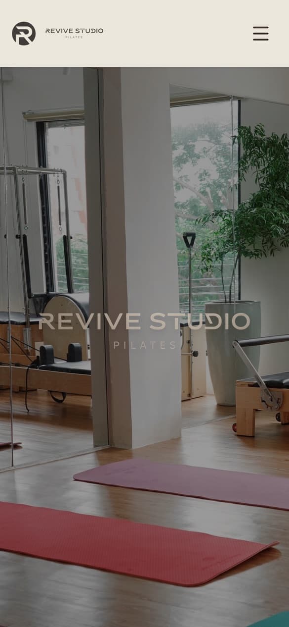 Revive Pilates Studio on mobile